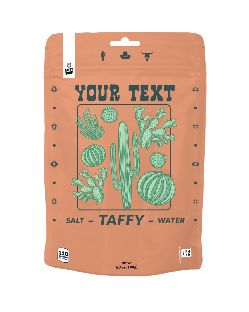 Customizable Taffy Bags in Bulk | Taffy Shop Wholesale