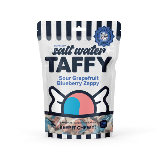 Sour Grapefruit Blueberry Zappy Taffy Taffy Shop Wholesale