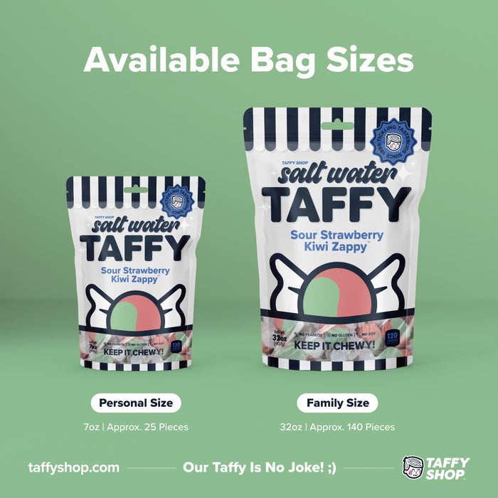 Sour Strawberry Kiwi Zappy Taffy Taffy Shop Wholesale